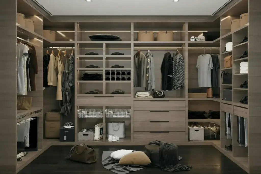 Closets sin puertas