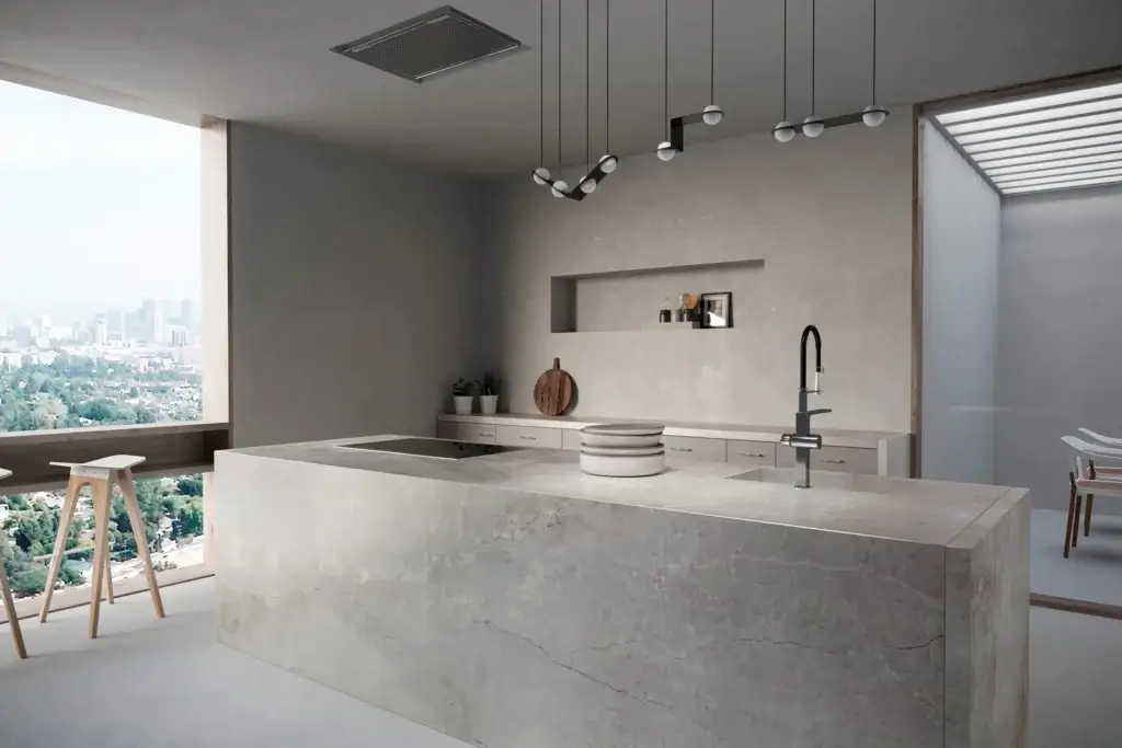 Cocina con material Dekton