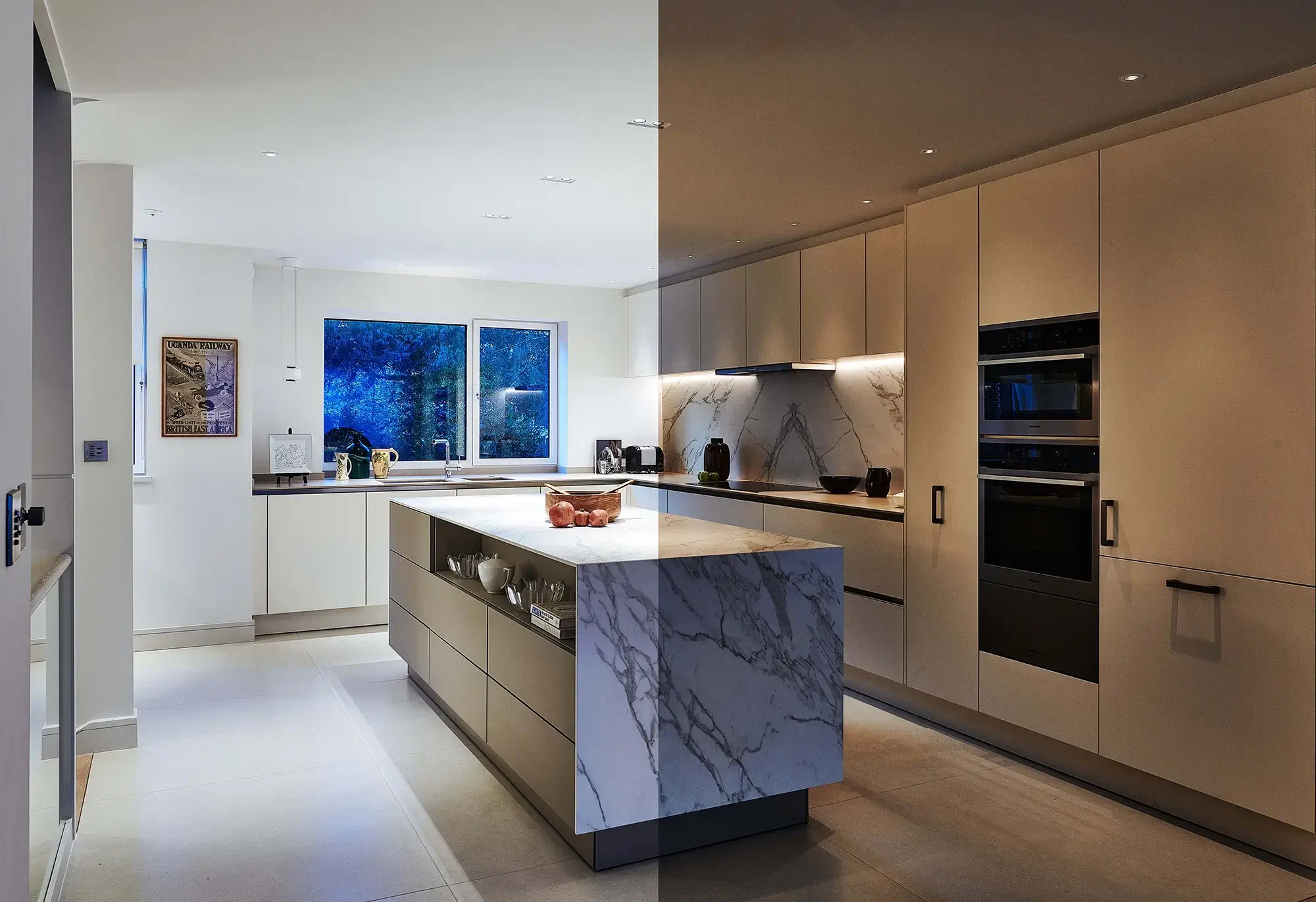 Cocinas con iluminación LED casa iktan