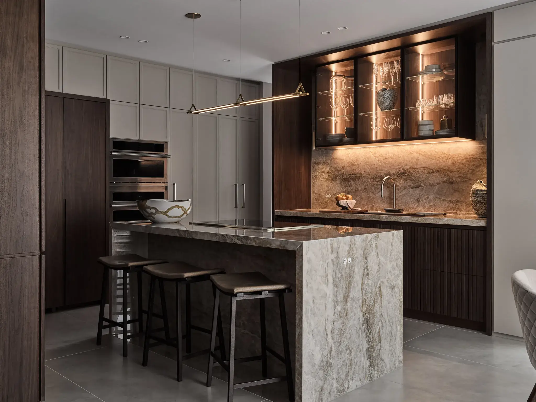 Cocina integral moderna dekton casa iktan