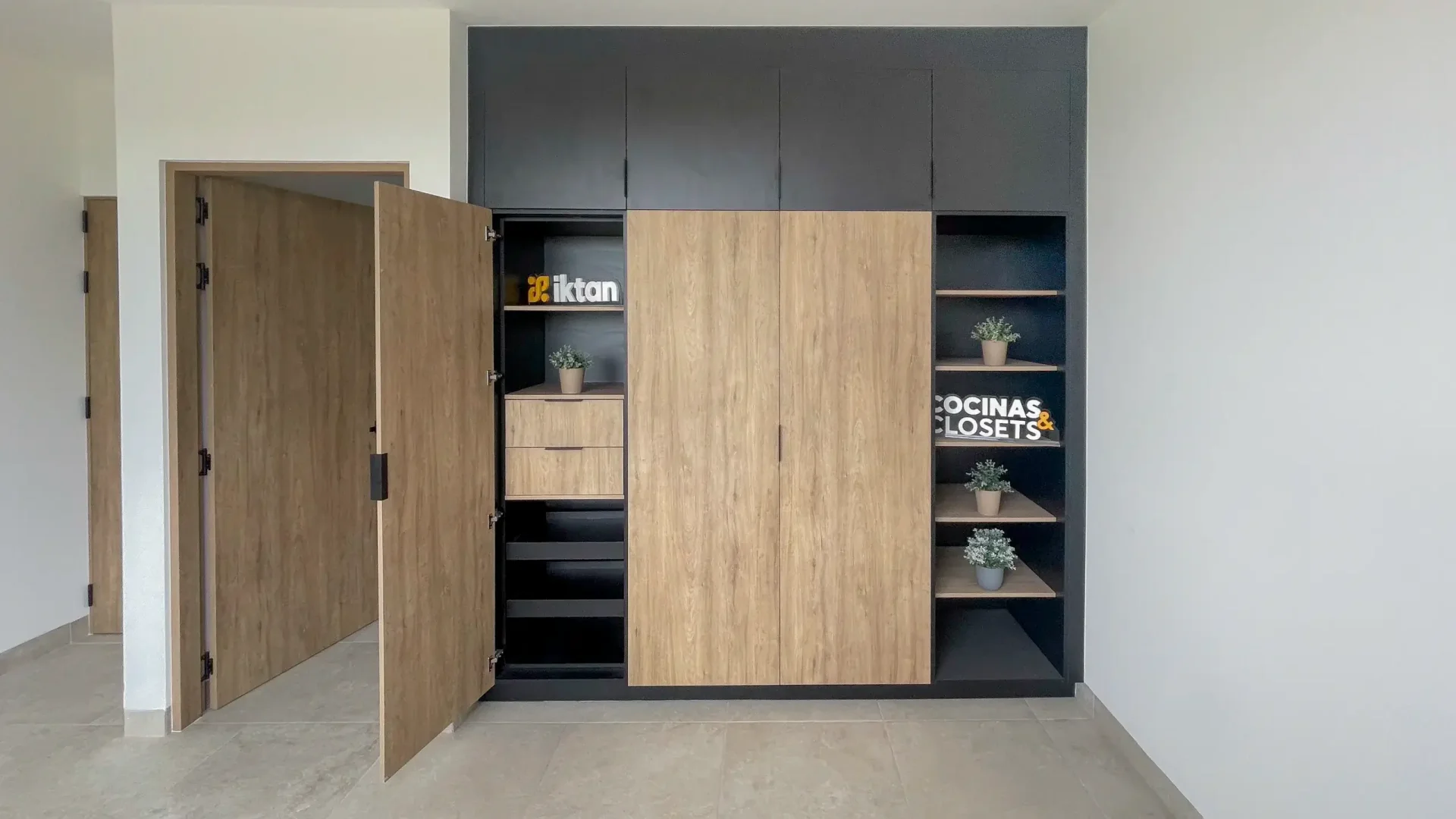 closet-melamina-modulos-negros-queretaro